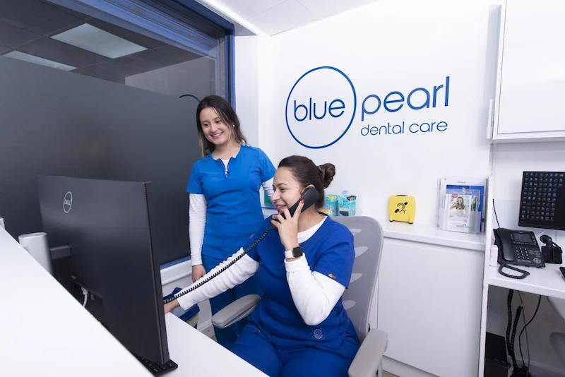 Blue Pearl Dental Care reception area