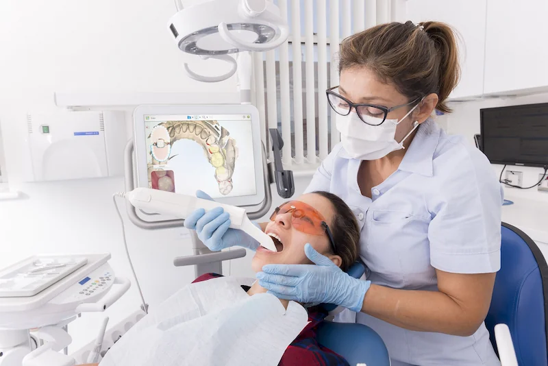 iTero digital smile scanner at Blue Pearl Dental Care